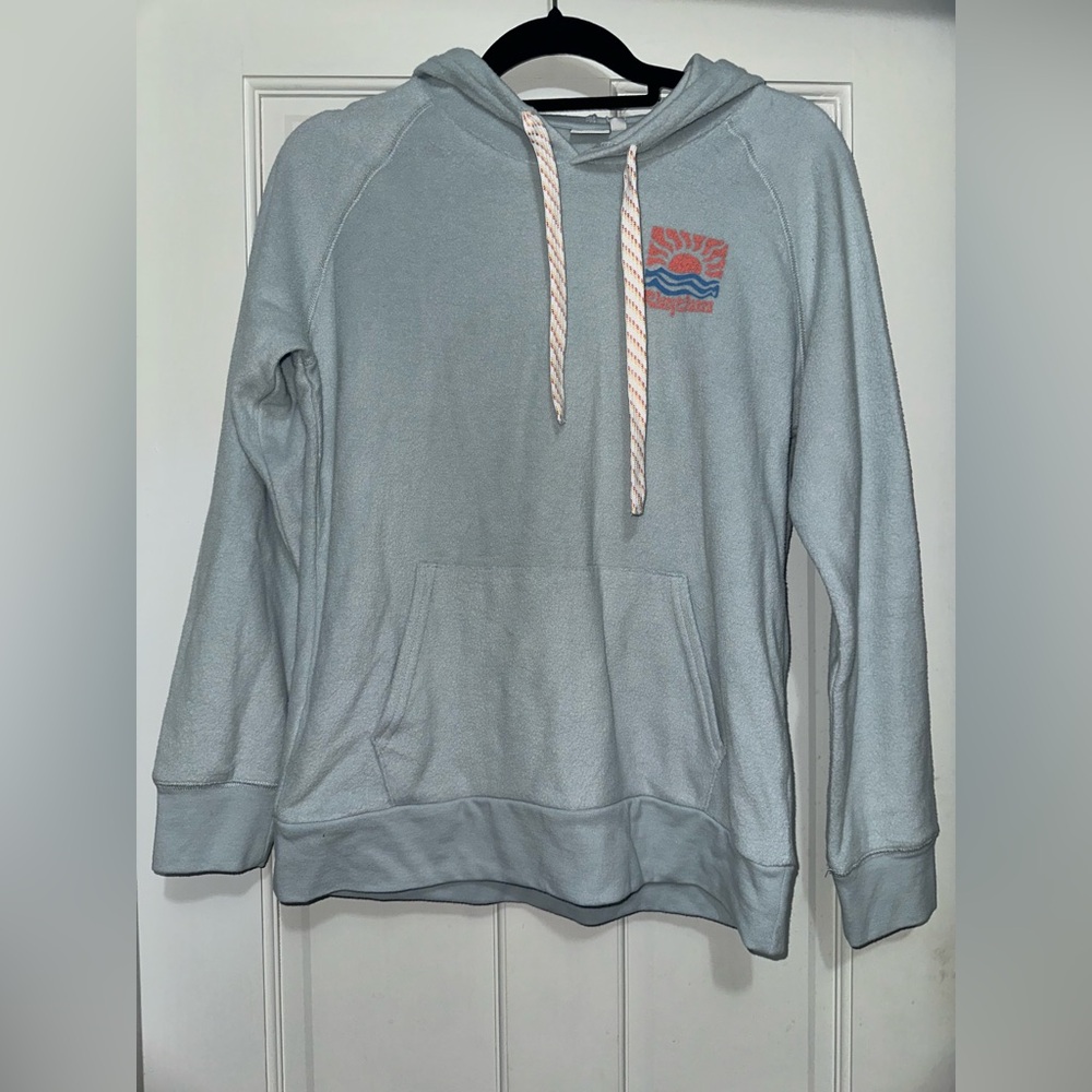 Rhythm Blue Hoodie with Relaxed Fit and Soft Cotton Blend